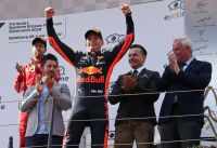 F1 GP AUT 2018 Verstappen Podium (c) GEPA Pictures Red Bull