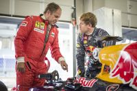 Berger und Vettel (c) Platzer Red Bull Content Pool